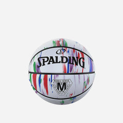 Spalding Marble Rainbow - All Surface Ball No-7 - White