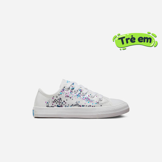 Kids' Converse Chuck Taylor All Star Encapsulated Glitter Sneakers - White