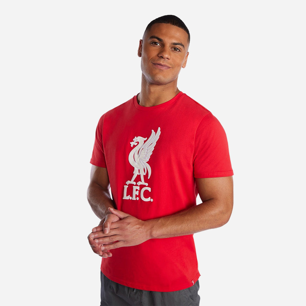 Áo Thun Nam Lfc Liverbird Applique Red - Supersports Vietnam