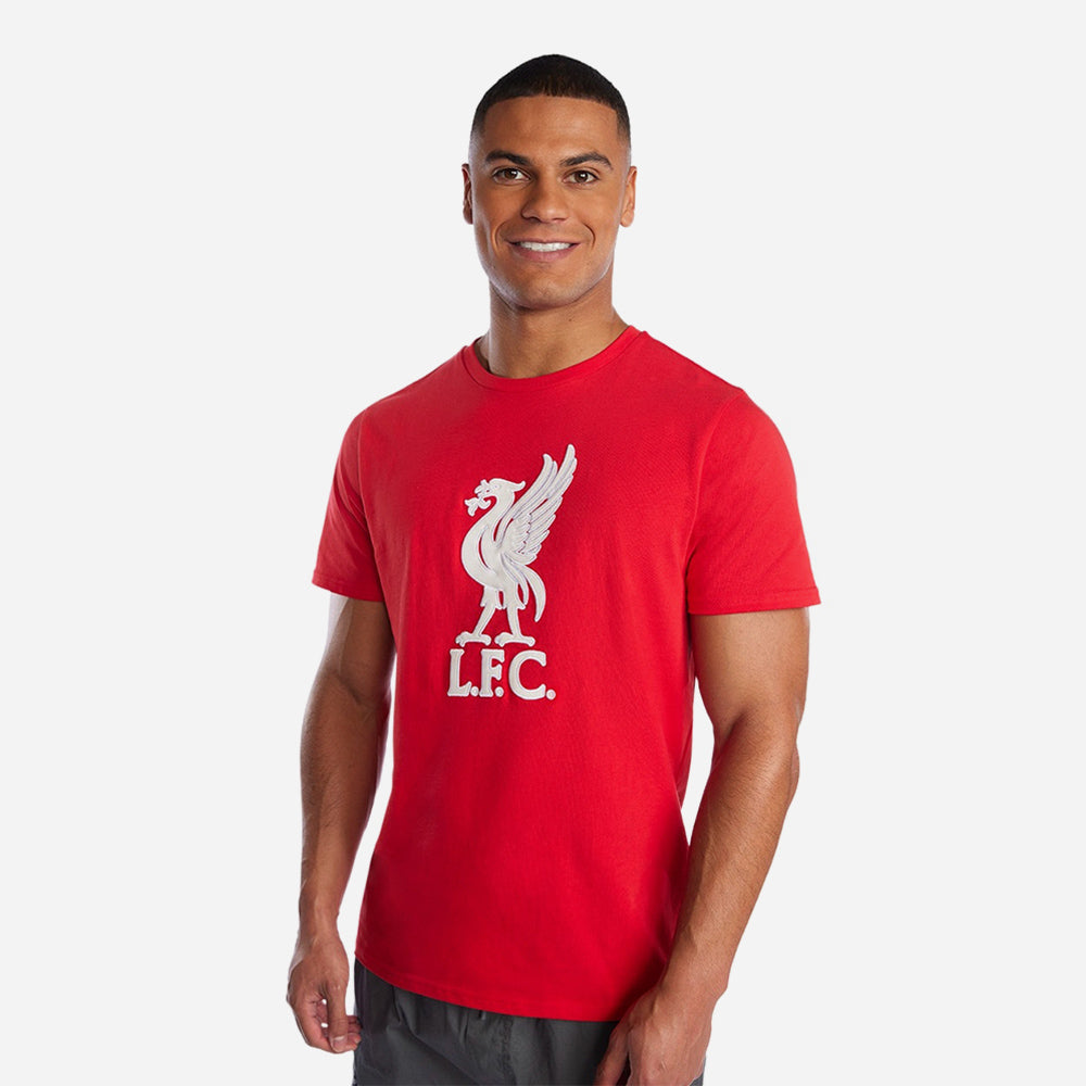 Áo Thun Nam Lfc Liverbird Applique Red - Supersports Vietnam