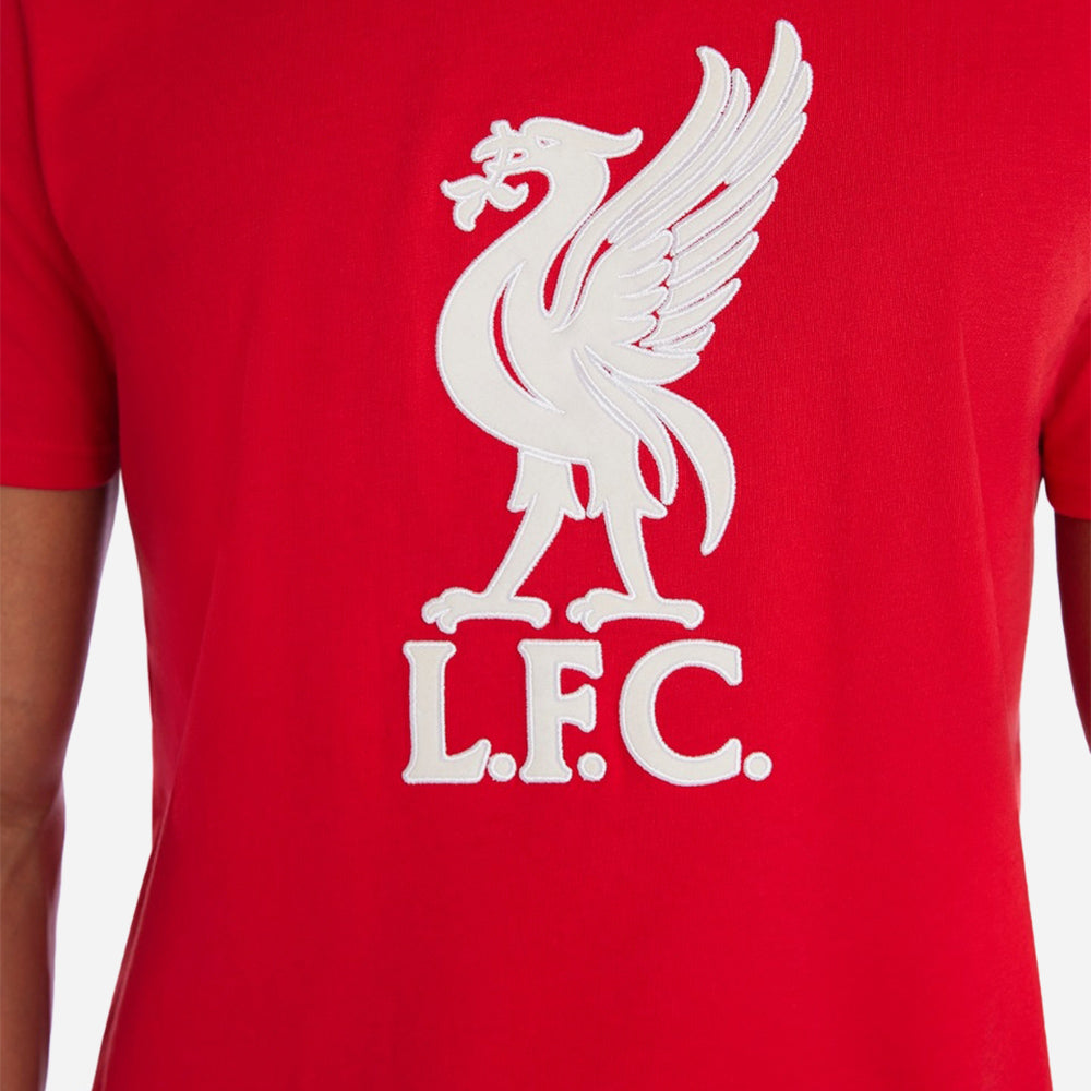 Áo Thun Nam Lfc Liverbird Applique Red - Supersports Vietnam