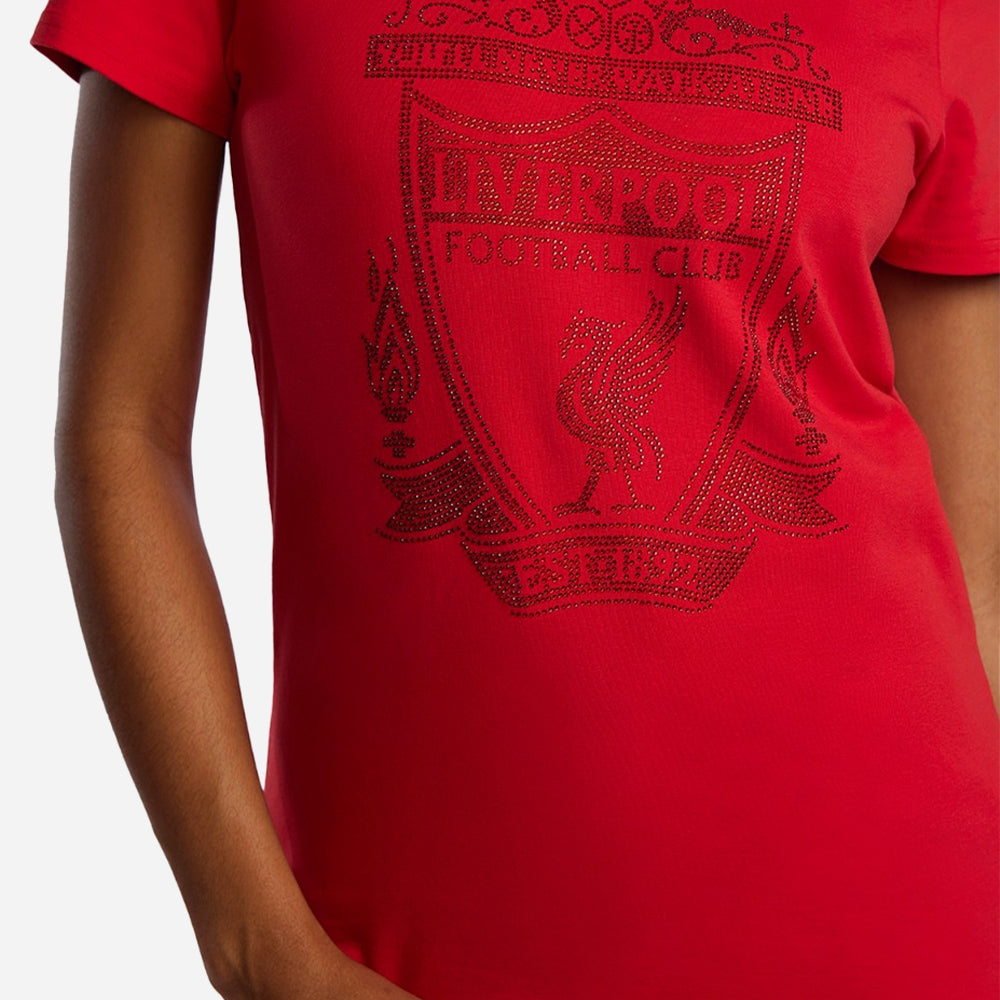 Áo Thun Nữ Lfc Diamonte Crest Red - Supersports Vietnam