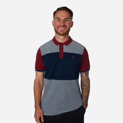 Men's Lfc Colour Block Polo - Gray