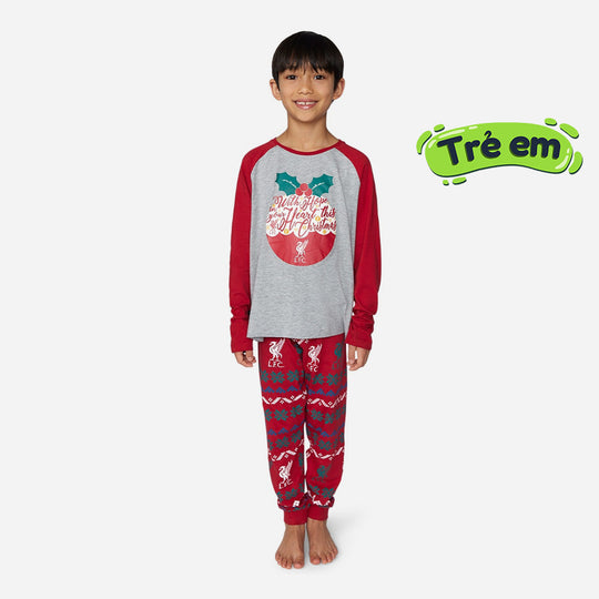 Boys' Lfc Junior Holiday Pyjama Set - Red