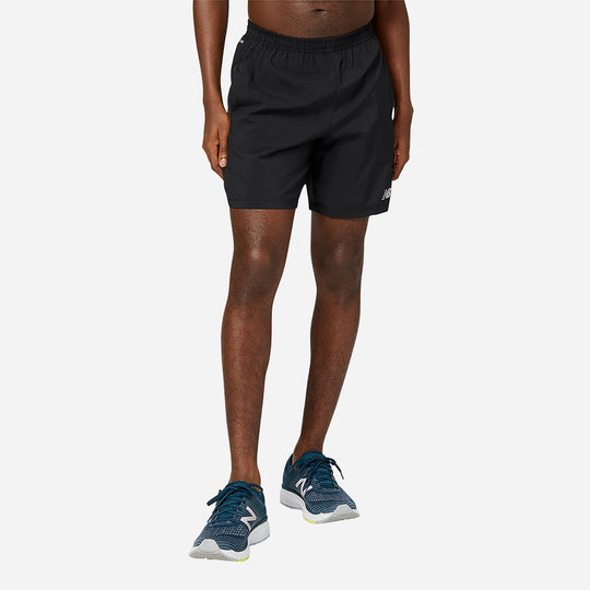 Men's New Balance Accelerate 7 Inch Running Shorts - Black