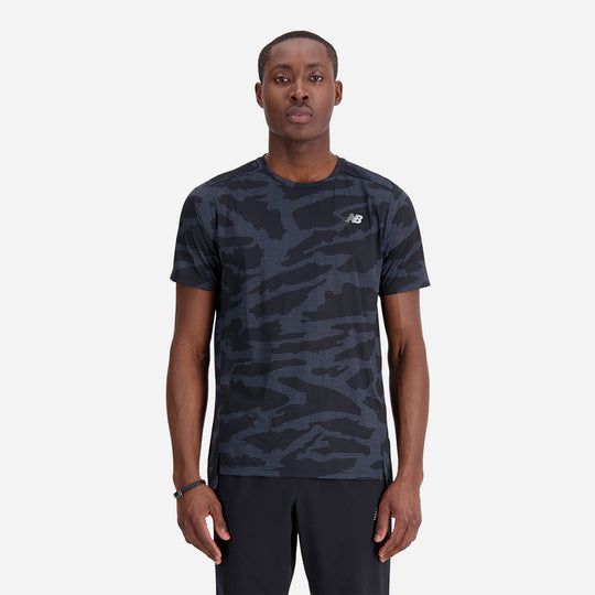 Men's New Balance Accelerate Running T-Shirt - Black