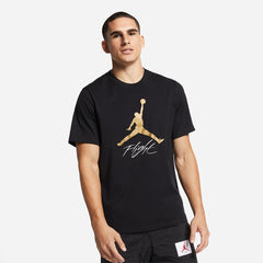 Men's Nike Jumpman Flight Hbr T-Shirt - Black