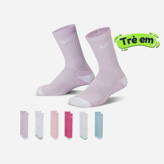 Kids' Nike Nya Smiley (6 Packs) Socks - Multicolor