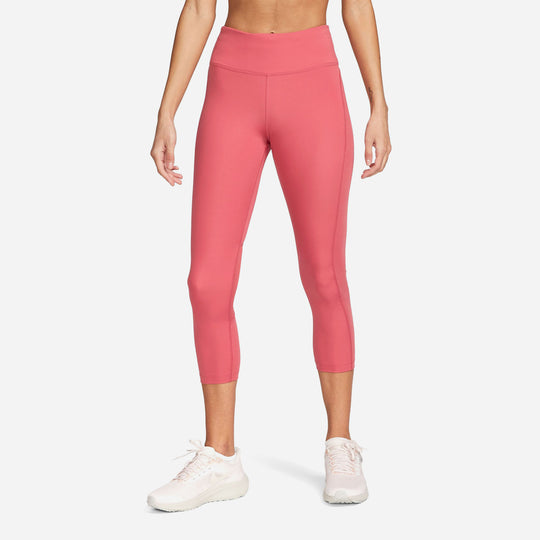Women's Nike Fast Mid-Rise Crop Tights - Pink