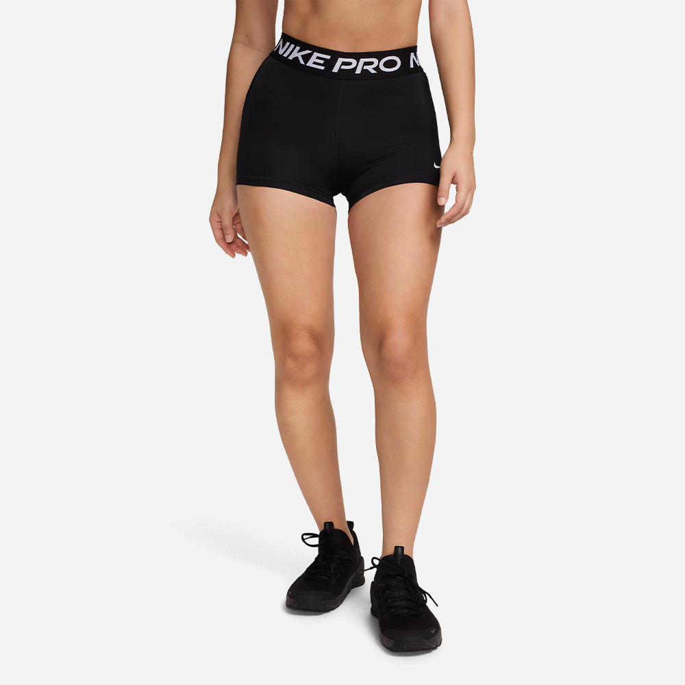 Quần Ngắn Thể Thao Nữ Nike Pro 365 3 Inch - Đen - Supersports Vietnam