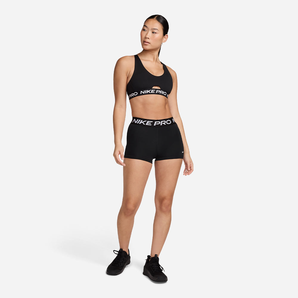 Quần Ngắn Thể Thao Nữ Nike Pro 365 3 Inch - Đen - Supersports Vietnam