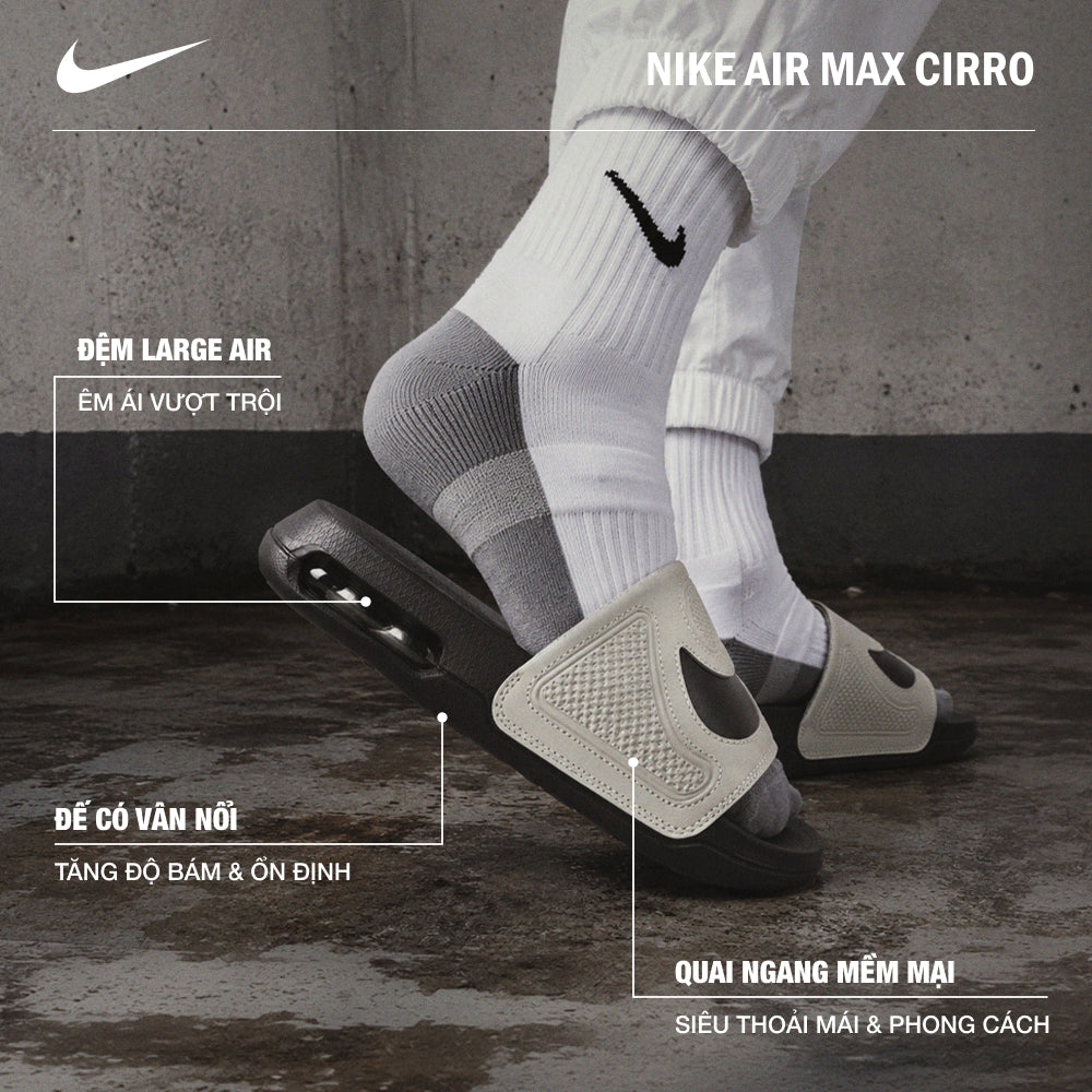 Dép Quai Ngang Nam Nike Air Max Cirro - Be - Supersports Vietnam