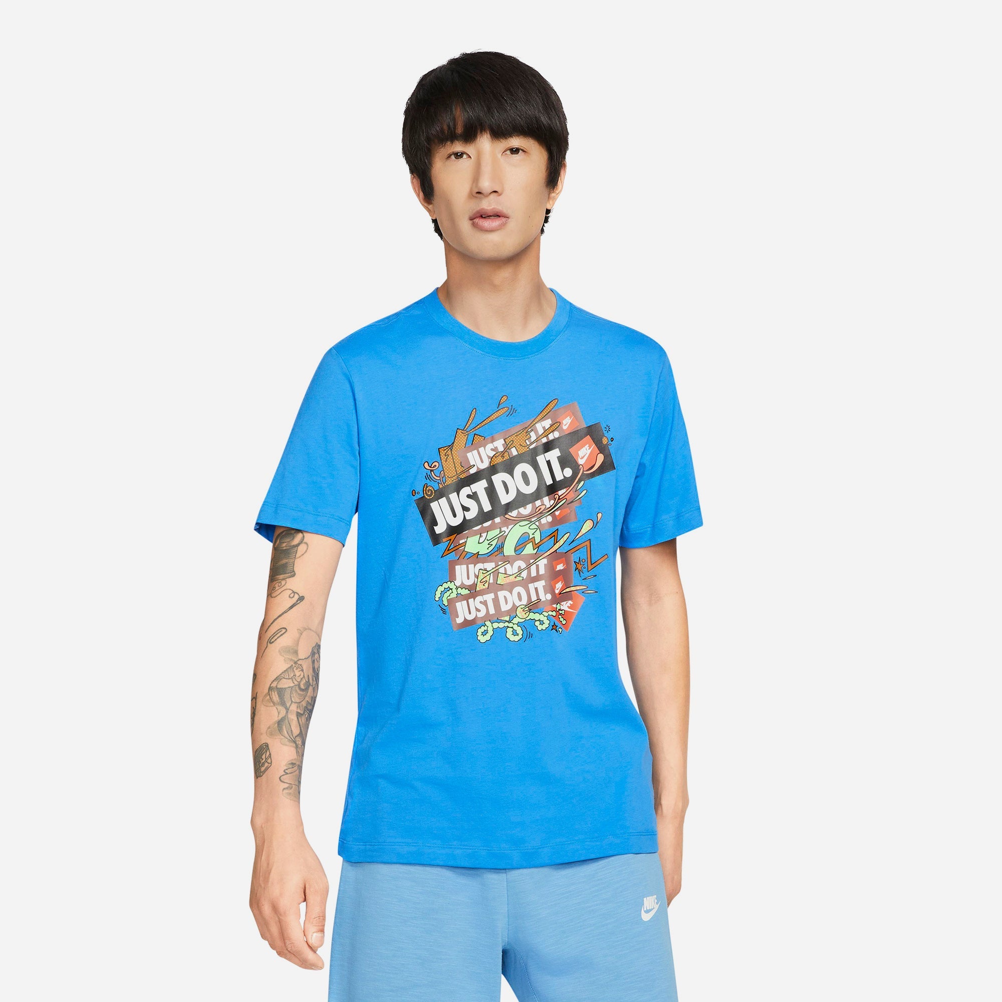 Áo Thun Nam Nike Sportswear - Xanh Dương - Supersports Vietnam