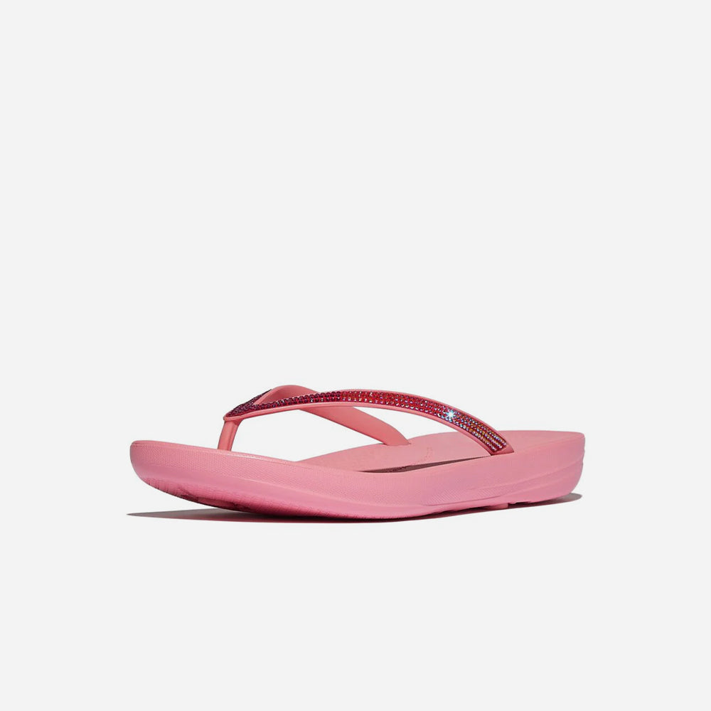 Dép Xỏ Ngón Nữ Fitflop Iqushion Ombre Sparkles - Hồng - Supersports Vietnam