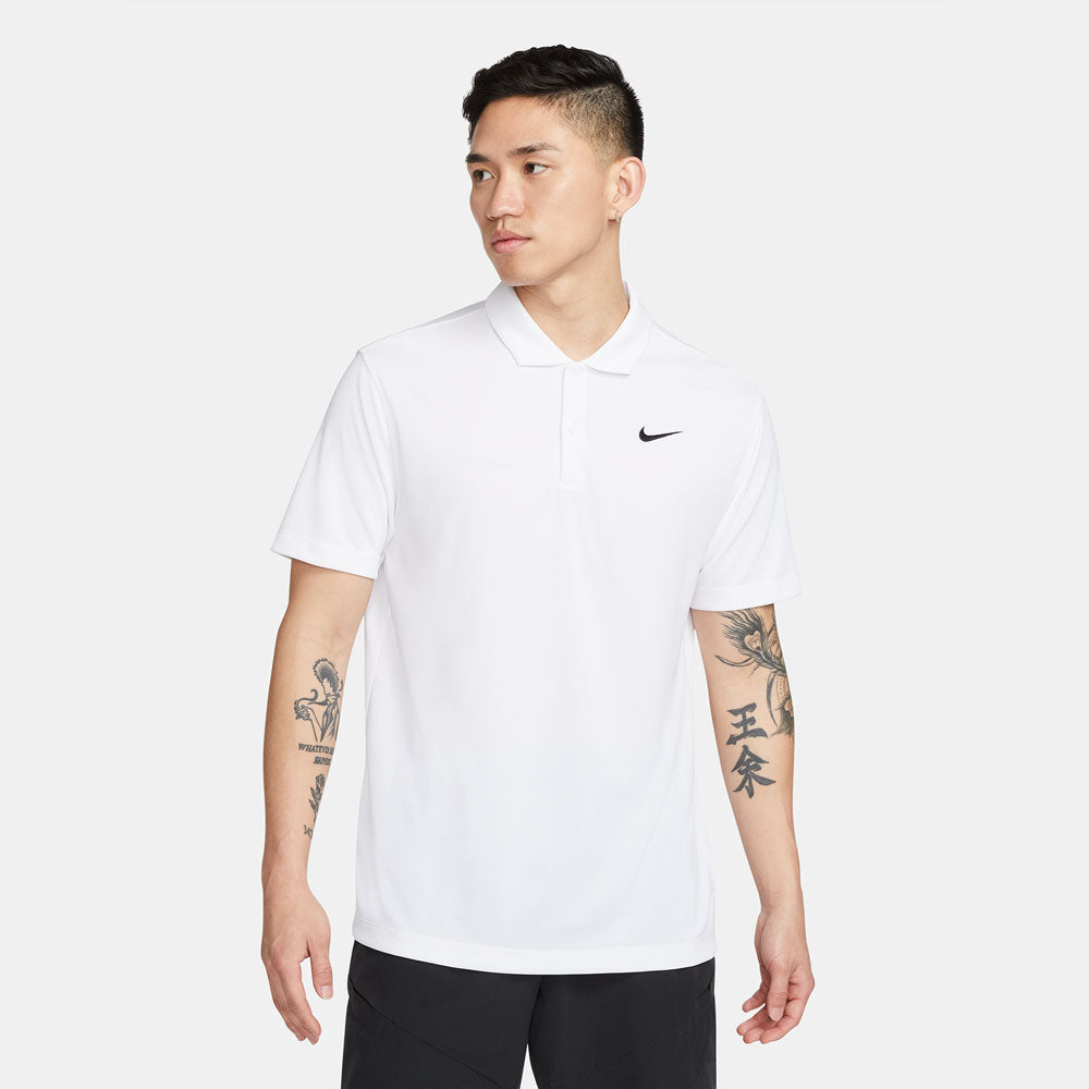 Áo Polo Thể Thao Nam Nike Court Dri-Fit - Trắng - Supersports Vietnam