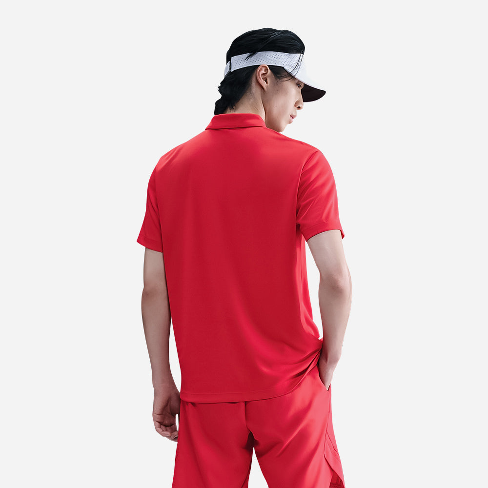 Áo Polo Tennis Nam Nike Court Dri-Fit Solid - Đỏ - Supersports Vietnam
