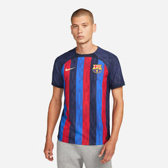 Áo Đá Bóng Sân Nhà Nam Nike F.C. Barcelona Dri-Fit Adv 2022/23 Match - Xanh Navy