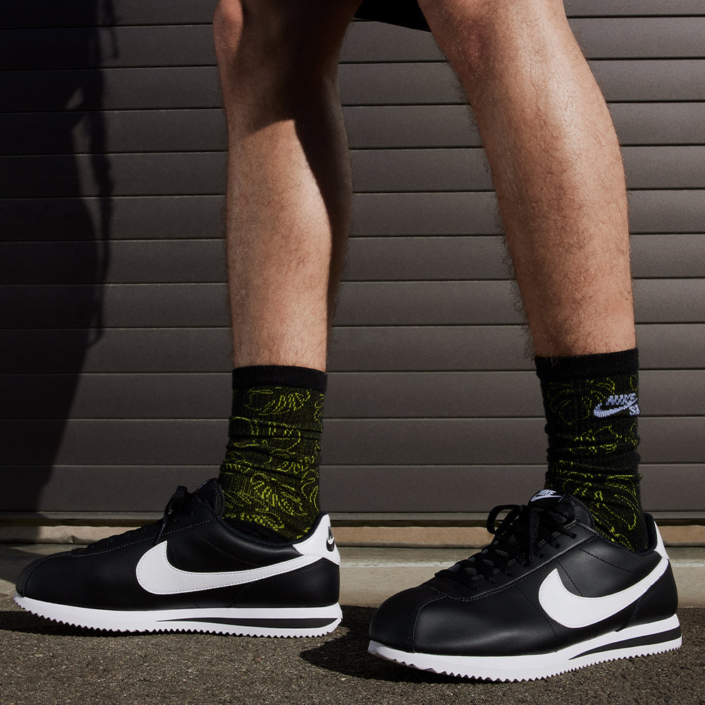 Giày Sneaker Nam Nike Cortez Leather - Đen - Supersports Vietnam