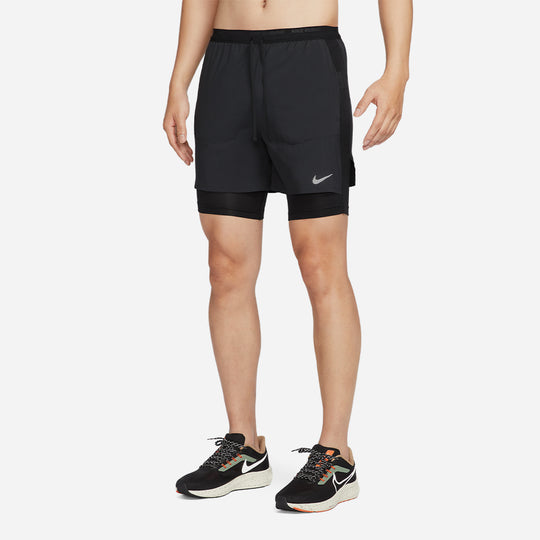 Men's Nike Dri-Fit Stride 5In Hyb Shorts - Black