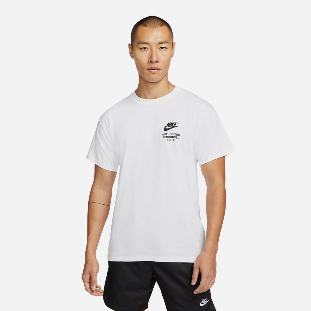 Áo Thun Nam Nike Sportswear Authorized Personnel - Trắng - Supersports Vietnam