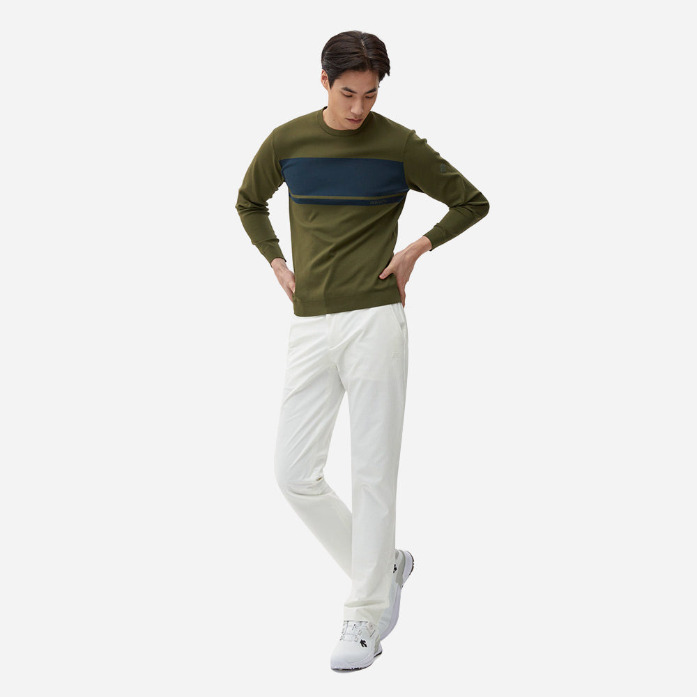 Quần Dài Đánh Golf Nam Descente S-Pro Slim Fit - Trắng - Supersports Vietnam