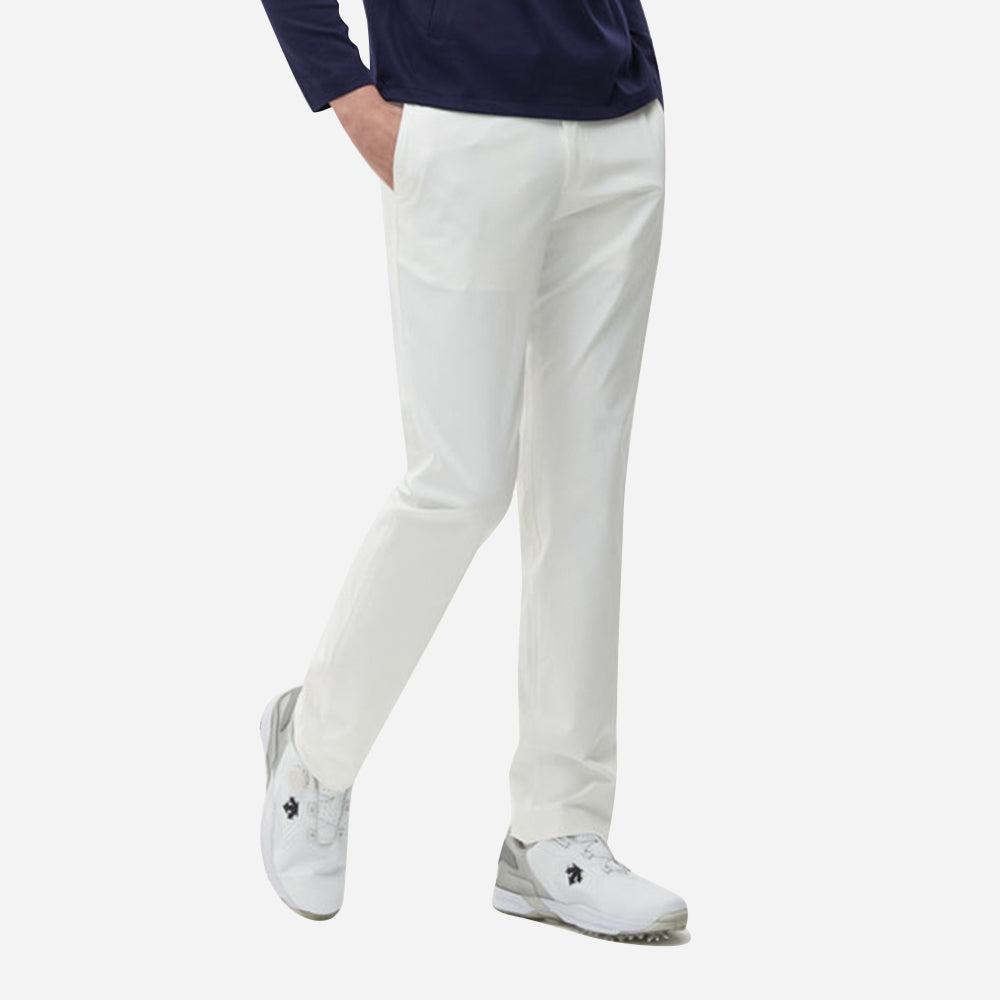 Quần Dài Đánh Golf Nam Descente S-Pro Slim Fit - Trắng - Supersports Vietnam