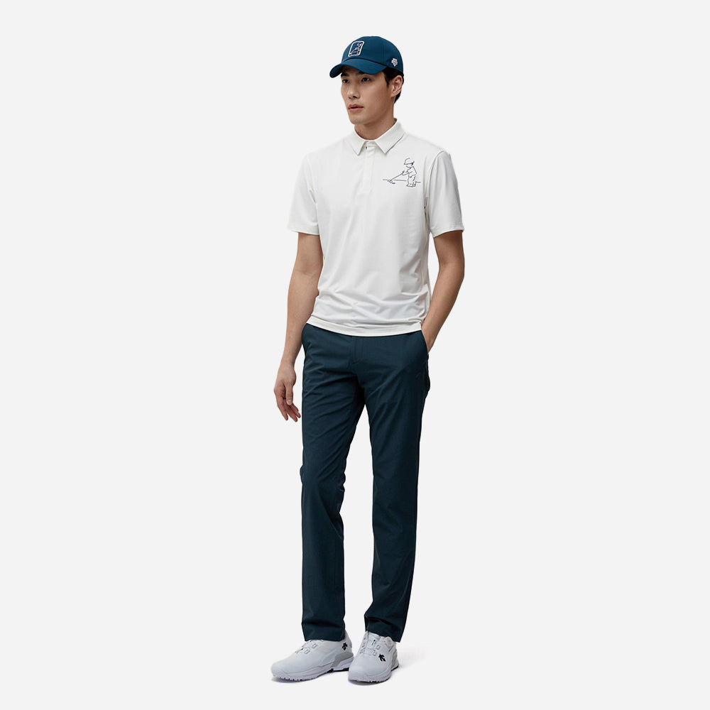 Quần Dài Đánh Golf Nam Descente S-Pro Slim Fit - Xanh Navy - Supersports Vietnam