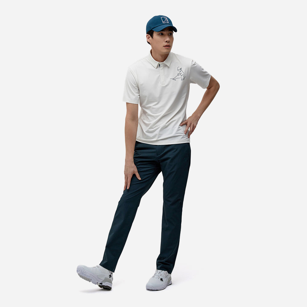 Quần Dài Đánh Golf Nam Descente S-Pro Slim Fit - Xanh Navy - Supersports Vietnam