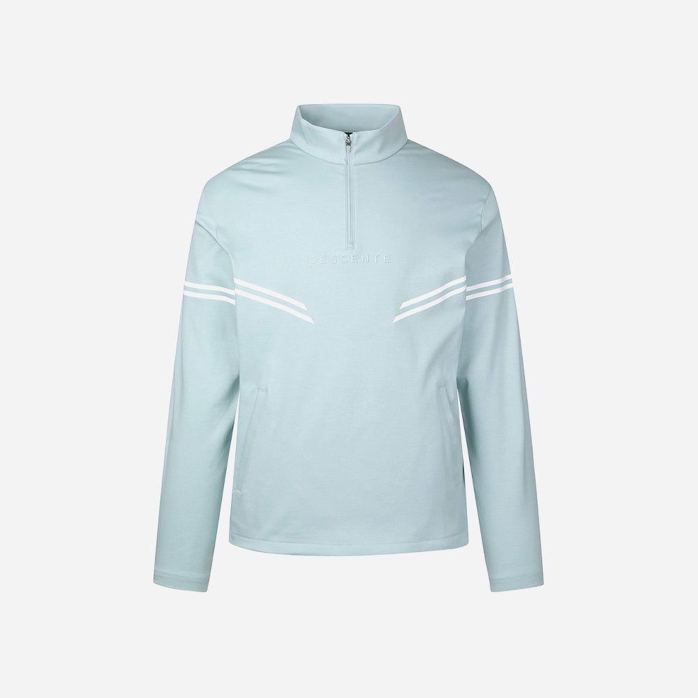 Áo Đánh Golf Nam Descente Spirit Printing Loosefit Half Neck - Xanh Dương - Supersports Vietnam