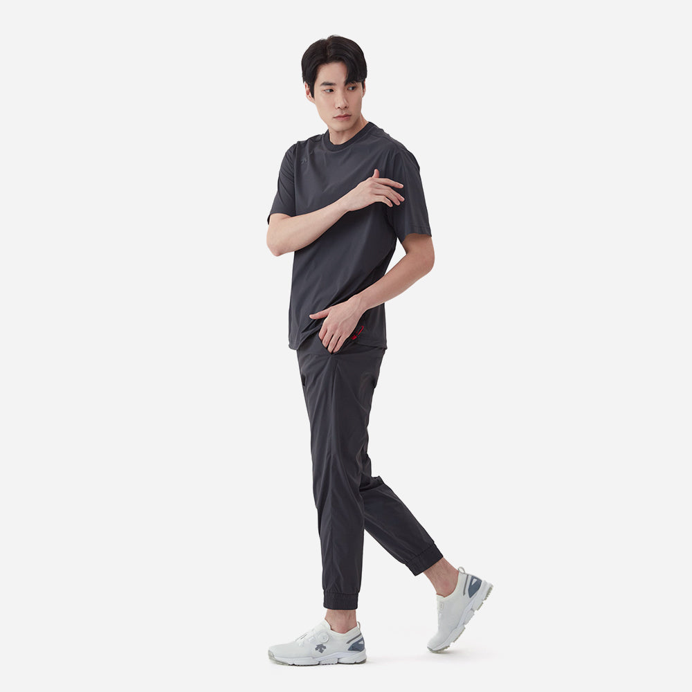 Áo Đánh Golf Nam Descente Spirit Woven Sleeve - Xám - Supersports Vietnam