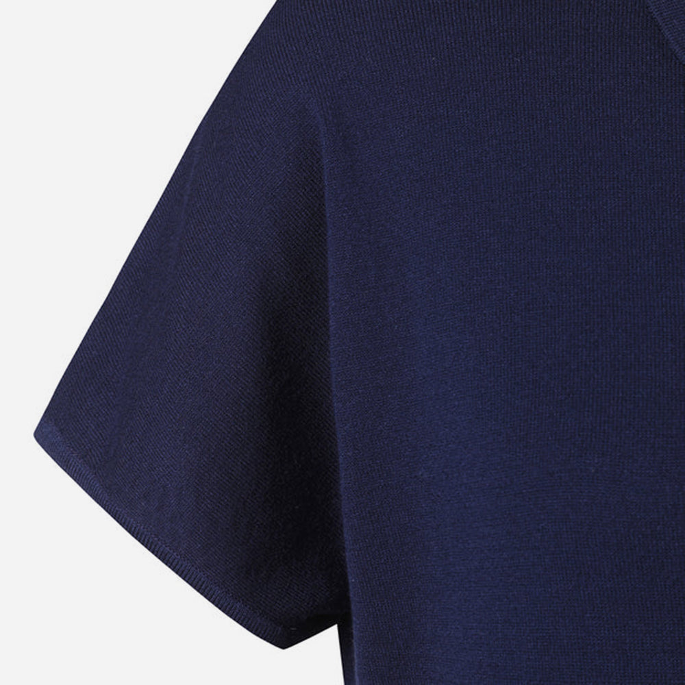 Áo Đánh Golf Nữ Descente Sleeve Knit - Xanh Navy - Supersports Vietnam