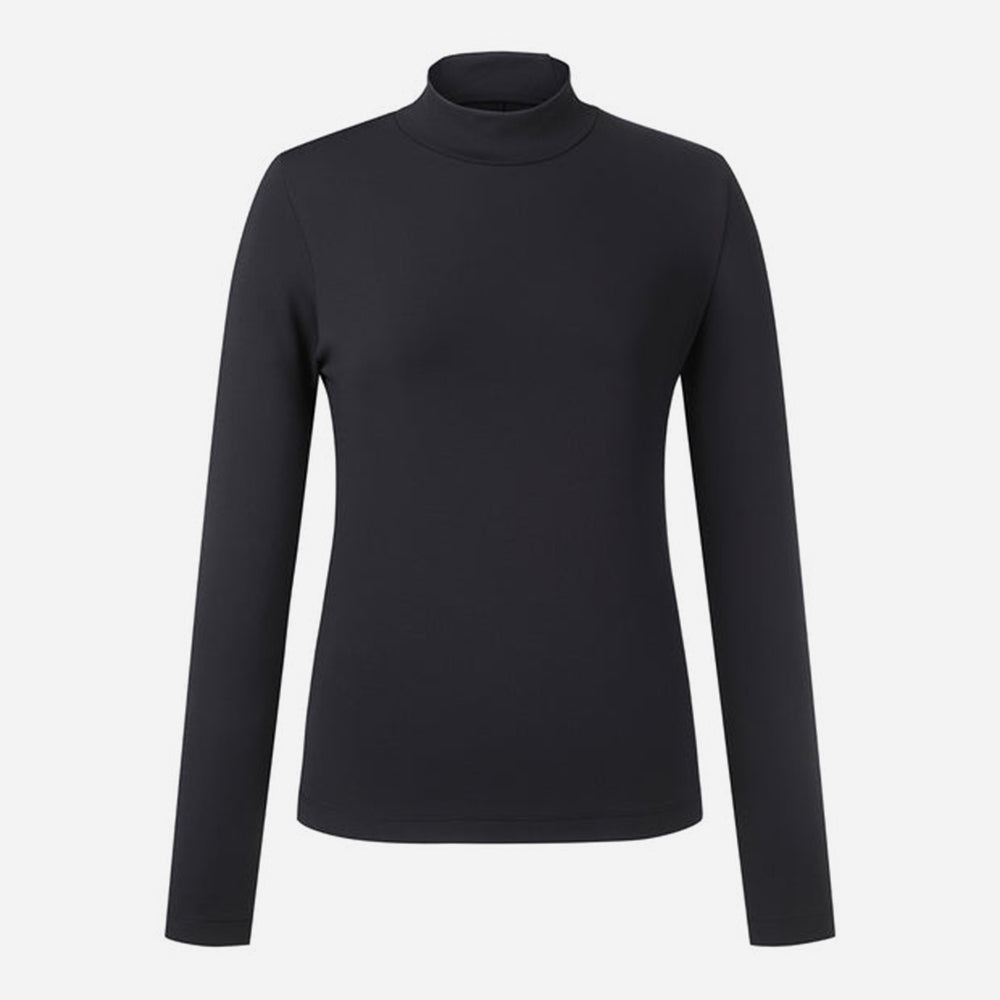 Áo Đánh Golf Nữ Descente Semi Pro Mockneck - Đen - Supersports Vietnam