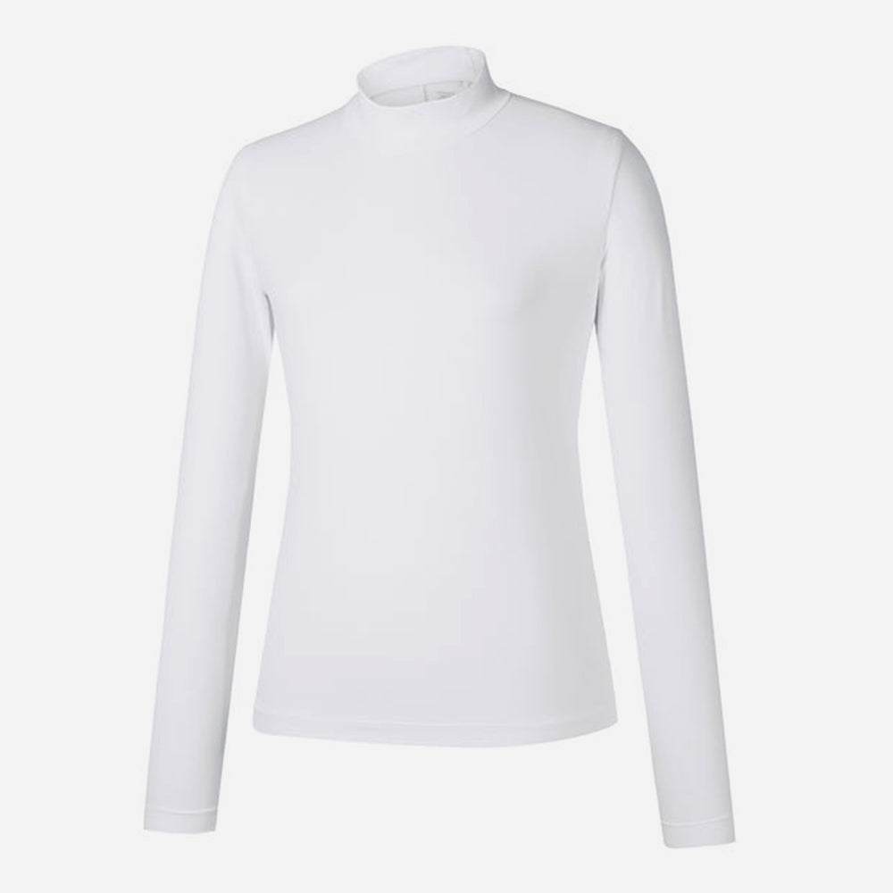 Áo Đánh Golf Nữ Descente Semi Pro Mockneck - Trắng - Supersports Vietnam