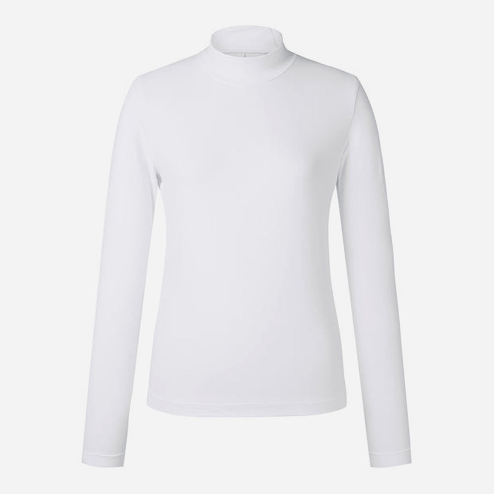 Áo Đánh Golf Nữ Descente Semi Pro Mockneck - Trắng - Supersports Vietnam