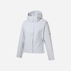 Women's Descente Overfit Rain Jacket - Gray