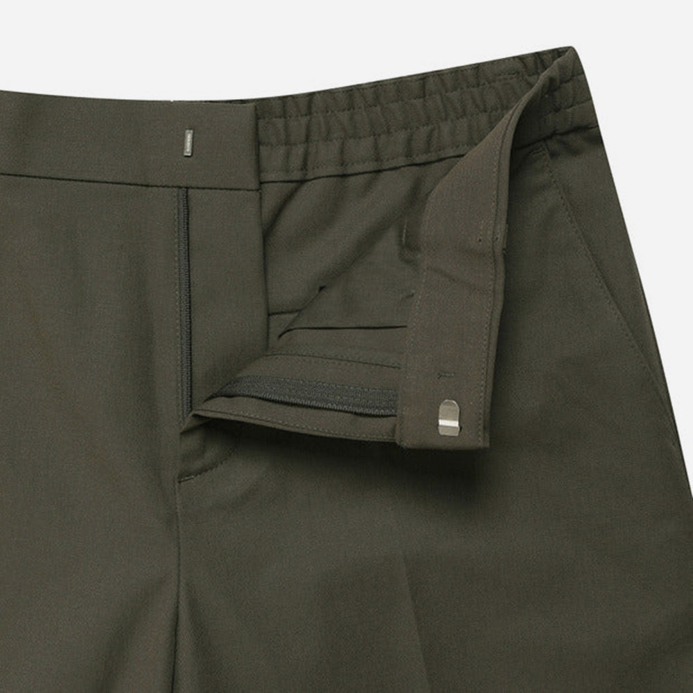 Quần Ngắn Golf Nam Descente S-Pro Linen - Xanh Quân Đội - Supersports Vietnam