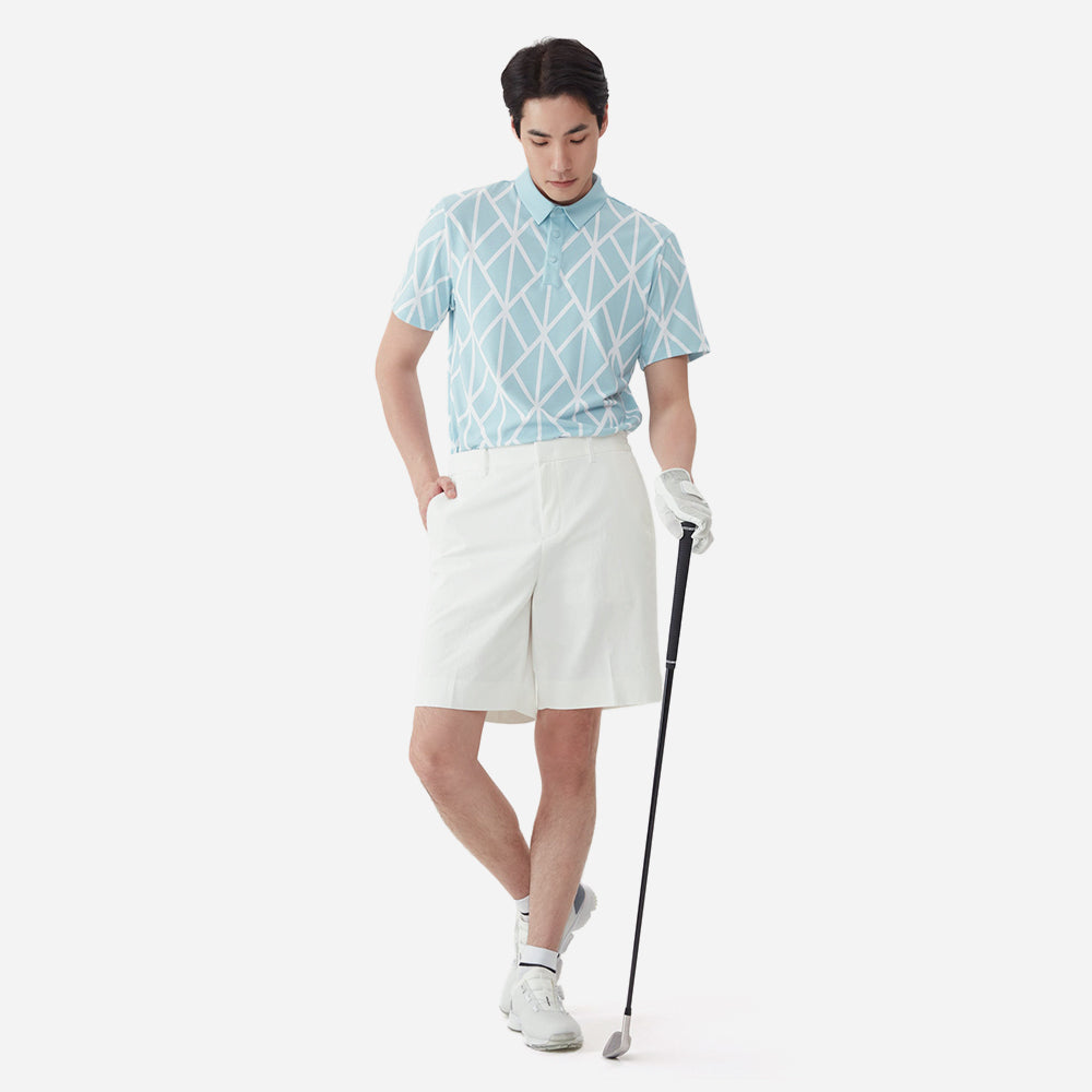 Quần Ngắn Golf Nam Descente S-Pro Linen - Trắng - Supersports Vietnam