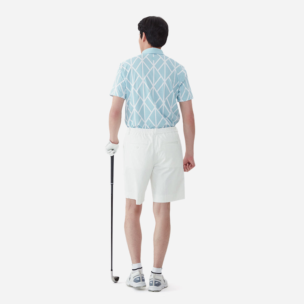 Quần Ngắn Golf Nam Descente S-Pro Linen - Trắng - Supersports Vietnam