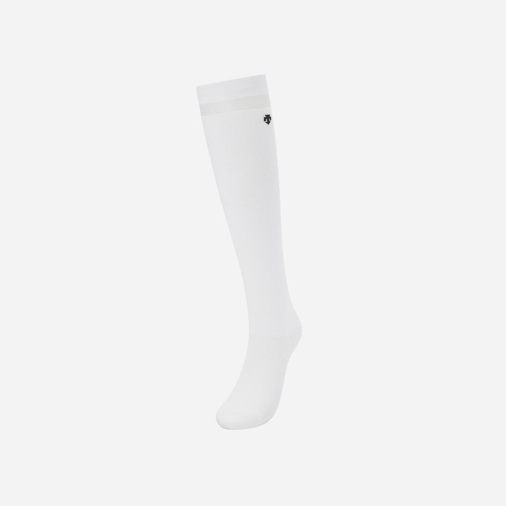 Vớ Thể Thao Nữ Descente Semi Pro Ventilation Knee - Trắng - Supersports Vietnam