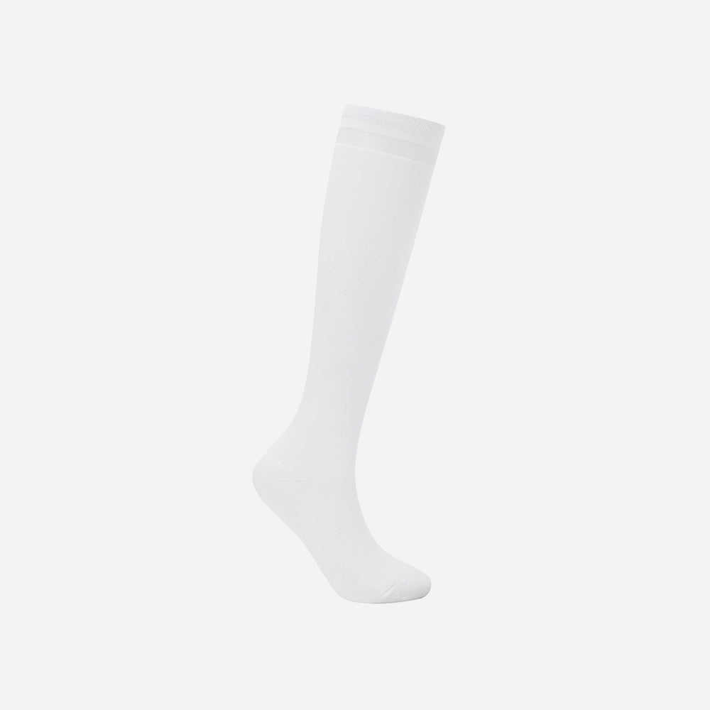 Vớ Thể Thao Nữ Descente Semi Pro Ventilation Knee - Trắng - Supersports Vietnam