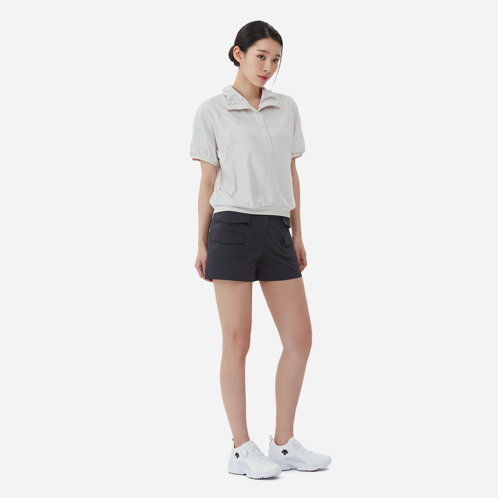 Quần Ngắn Golf Nữ Descente Side Pocket Half - Đen - Supersports Vietnam