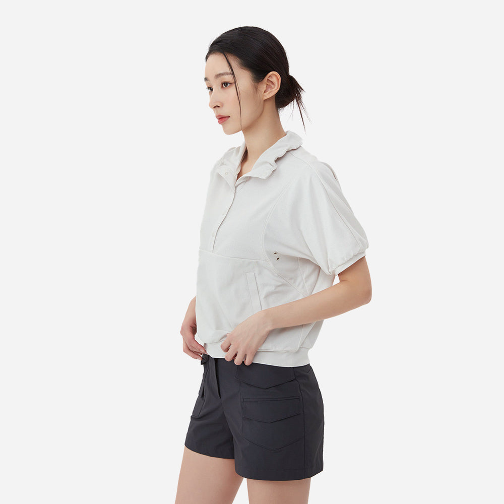 Quần Ngắn Golf Nữ Descente Side Pocket Half - Đen - Supersports Vietnam