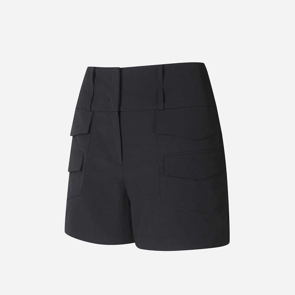 Quần Ngắn Golf Nữ Descente Side Pocket Half - Đen - Supersports Vietnam