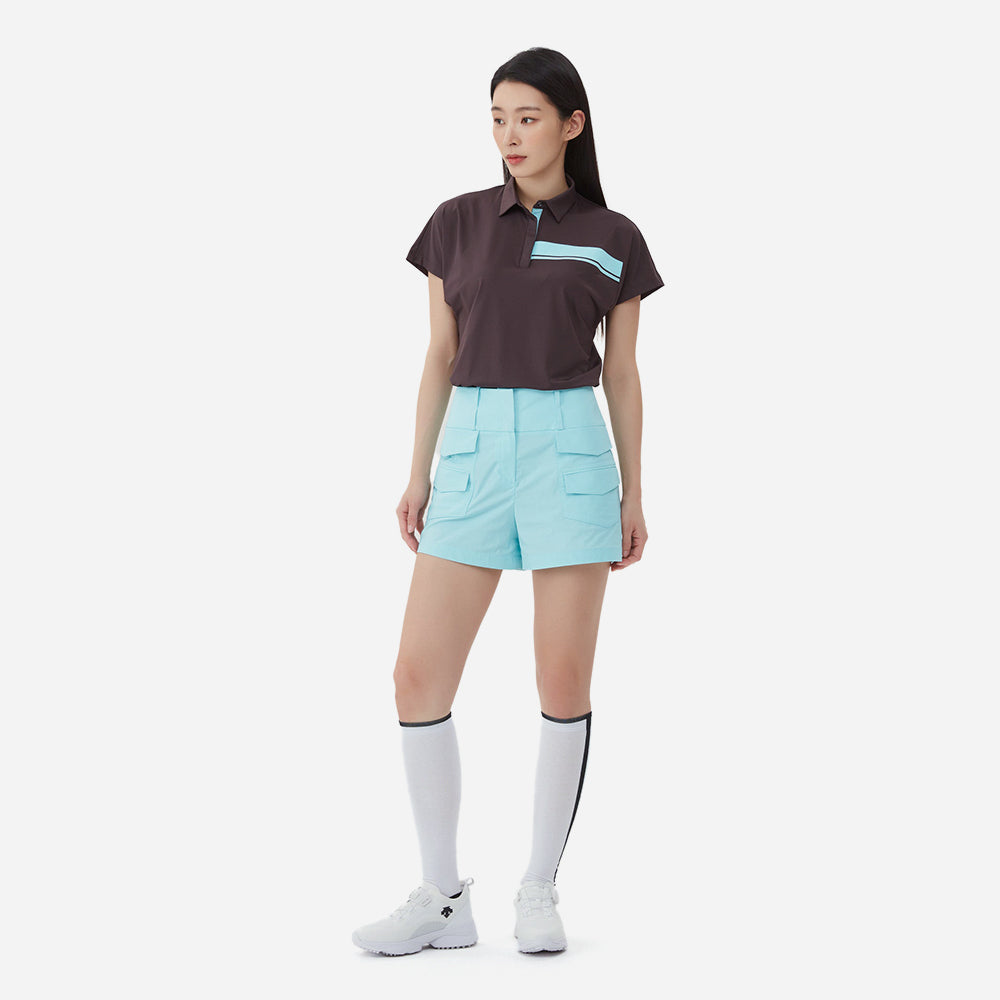 Quần Ngắn Golf Nữ Descente Side Pocket Half - Xanh Dương - Supersports Vietnam