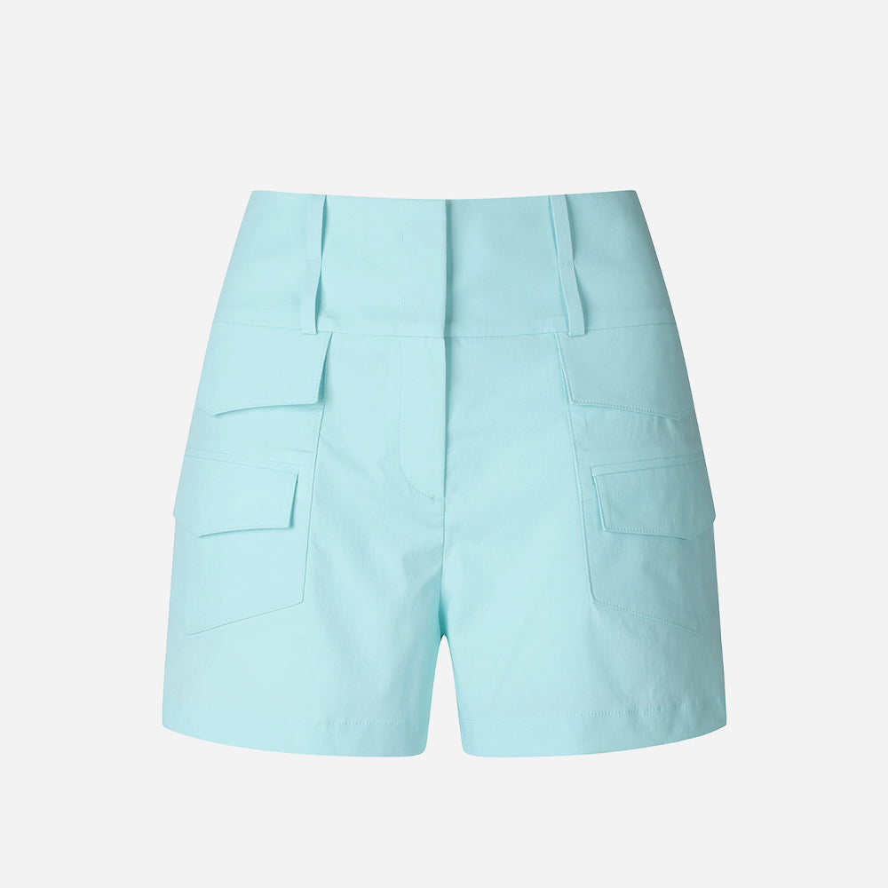 Quần Ngắn Golf Nữ Descente Side Pocket Half - Xanh Dương - Supersports Vietnam