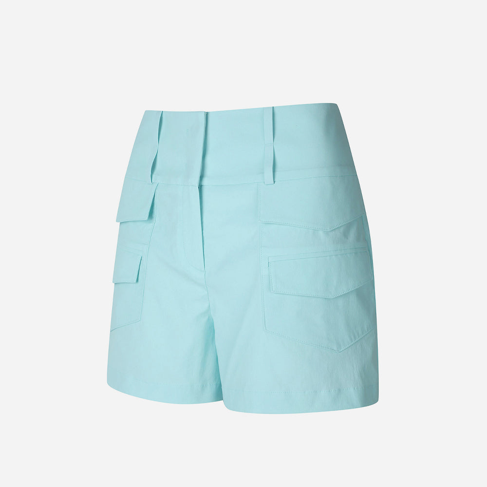 Quần Ngắn Golf Nữ Descente Side Pocket Half - Xanh Dương - Supersports Vietnam