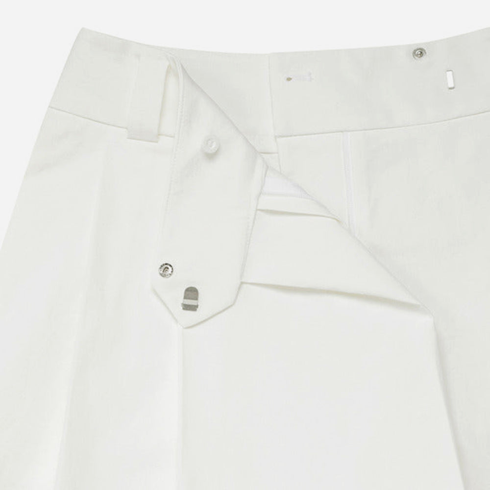 Quần Ngắn Golf Nữ Descente Spirit Hot Summer Woven Linen - Be - Supersports Vietnam