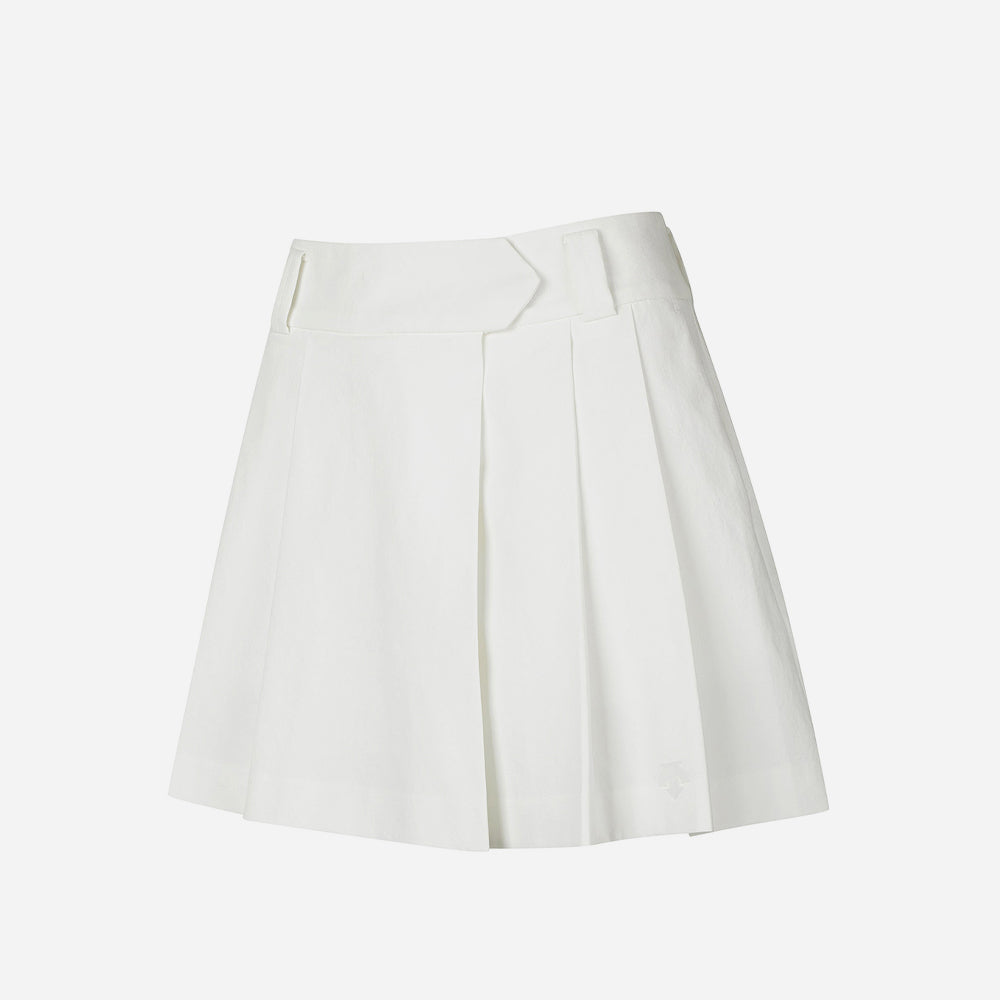 Quần Ngắn Golf Nữ Descente Spirit Hot Summer Woven Linen - Be - Supersports Vietnam