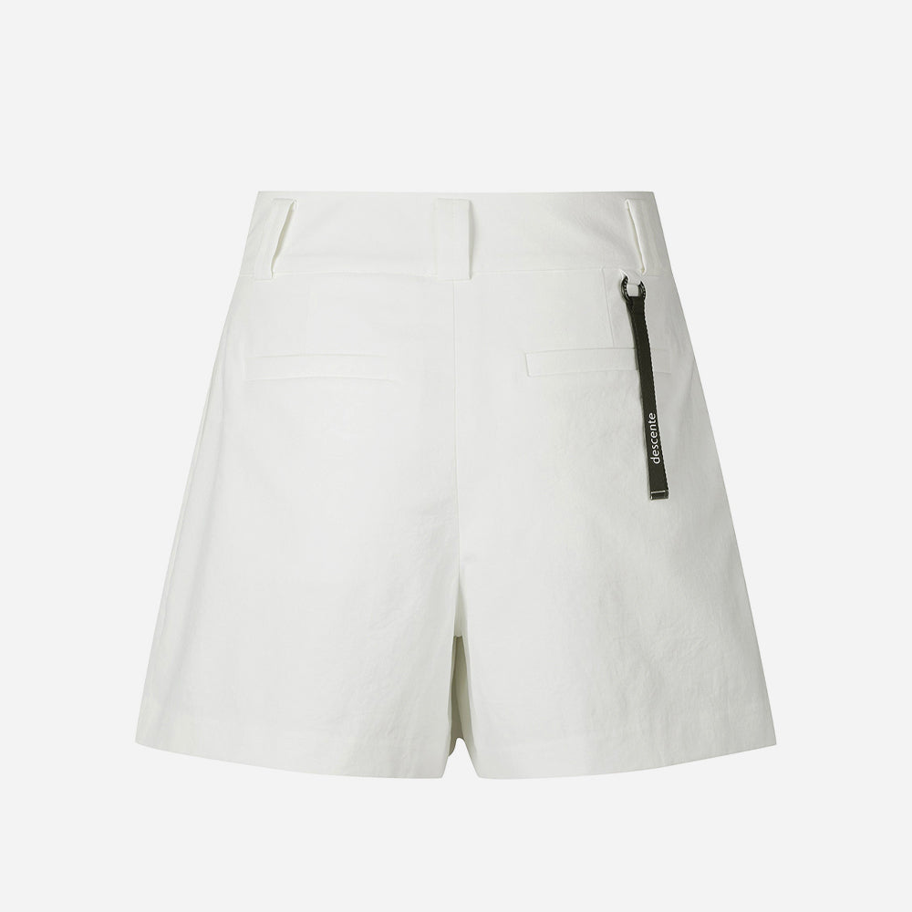 Quần Ngắn Golf Nữ Descente Spirit Hot Summer Woven Linen - Be - Supersports Vietnam