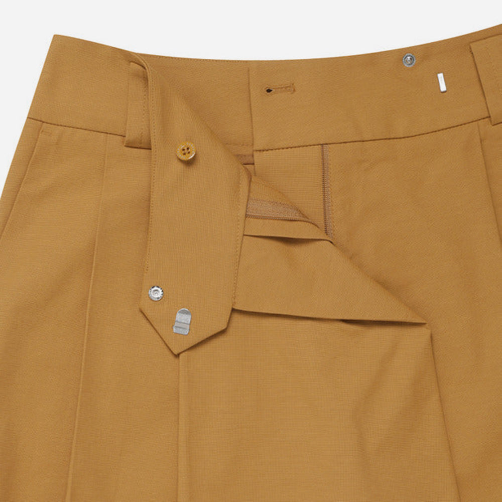 Quần Ngắn Golf Nữ Descente Spirit Hot Summer Woven Linen - Nâu - Supersports Vietnam